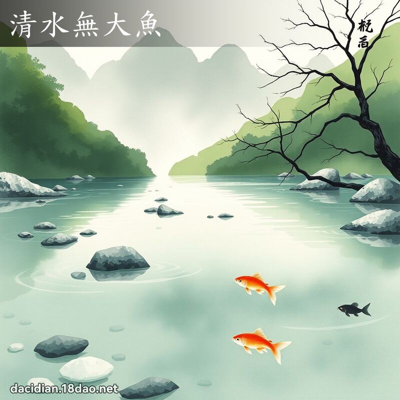 清水无大鱼 配图
