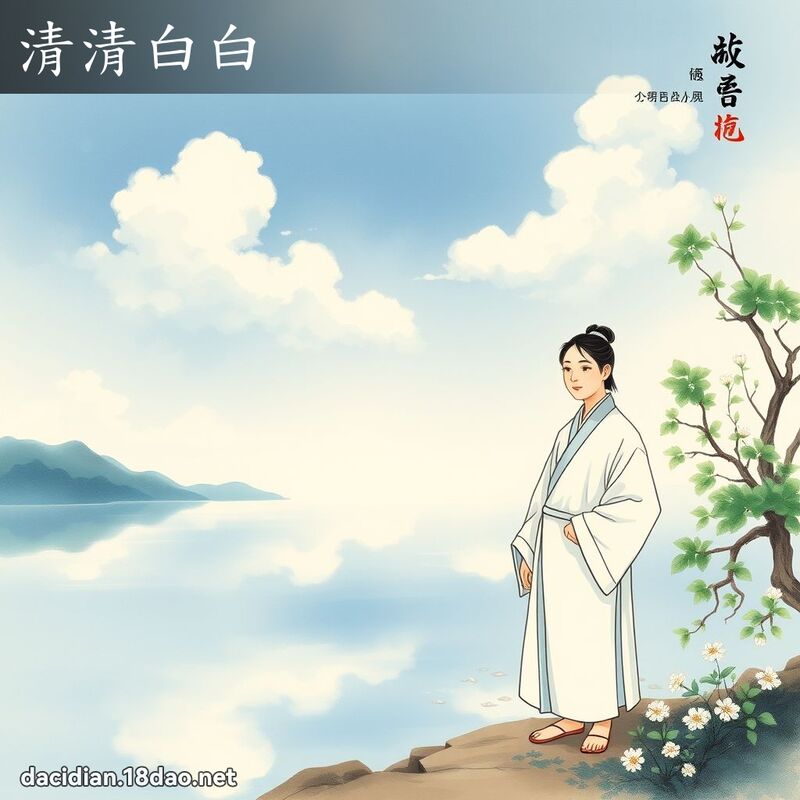 清清白白 配图