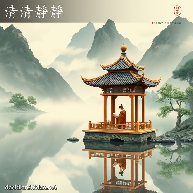 清清静静 配图