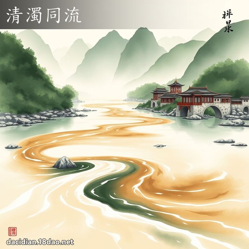 清浊同流 配图