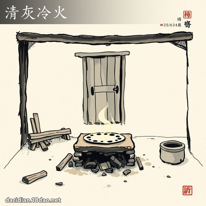清灰冷火 配图