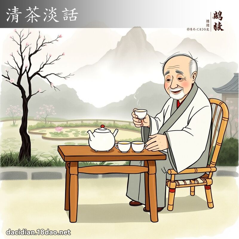 清茶淡话 配图