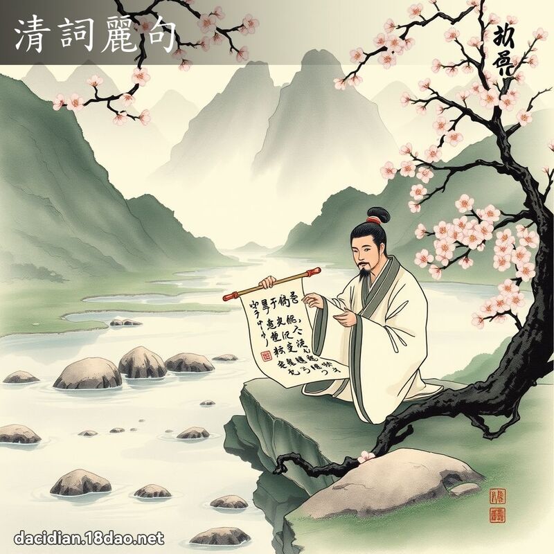 清词丽句 配图