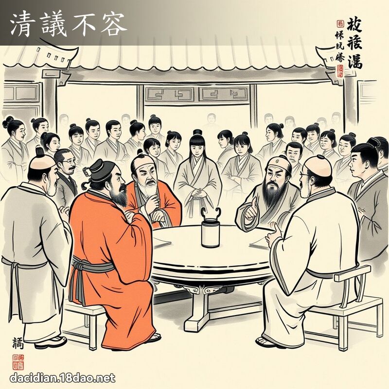 清议不容 配图