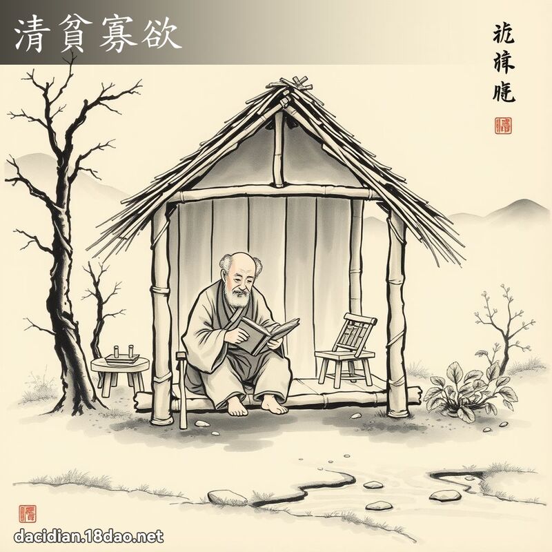 清贫寡欲 配图