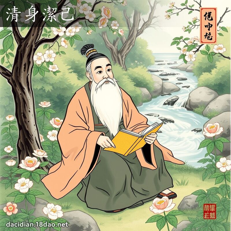清身洁己 配图