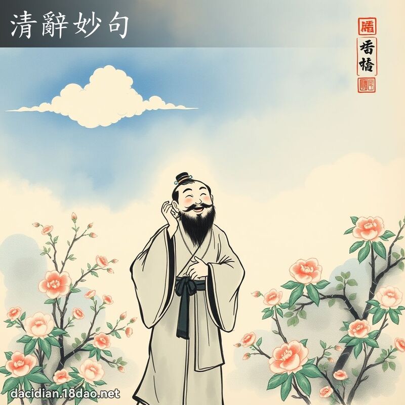 清辞妙句 配图