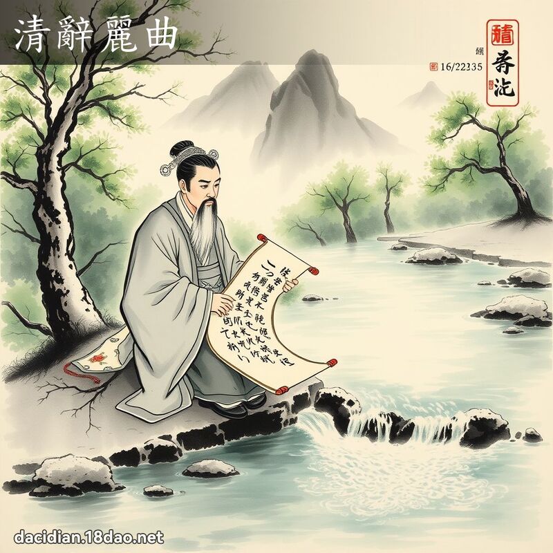 清辞丽曲 配图