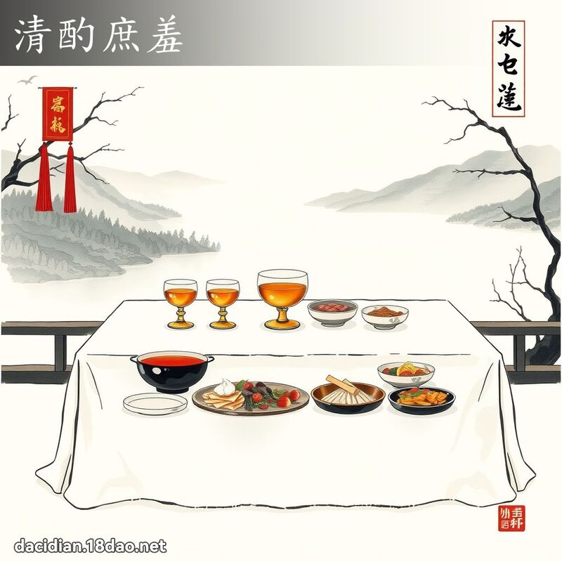 清酌庶羞 配图