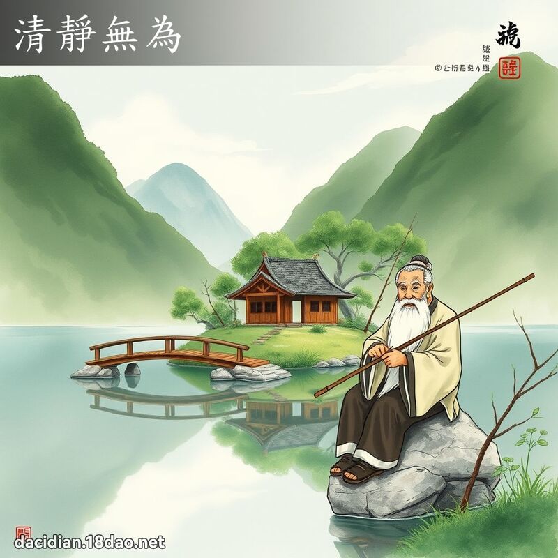 清静无为 配图
