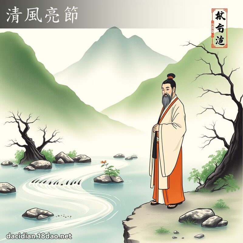 清风亮节 配图