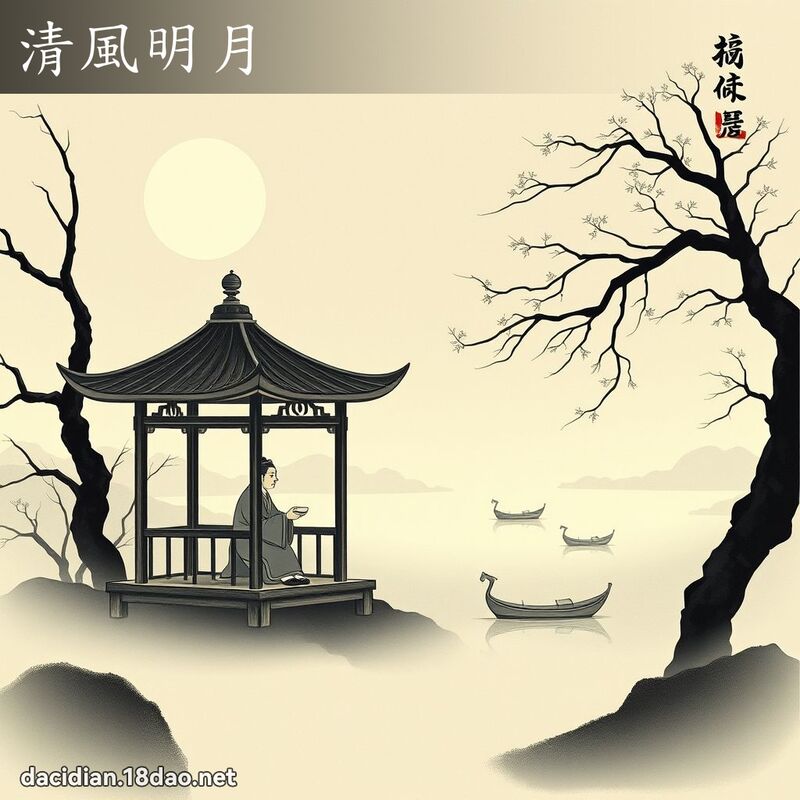 清风明月 配图