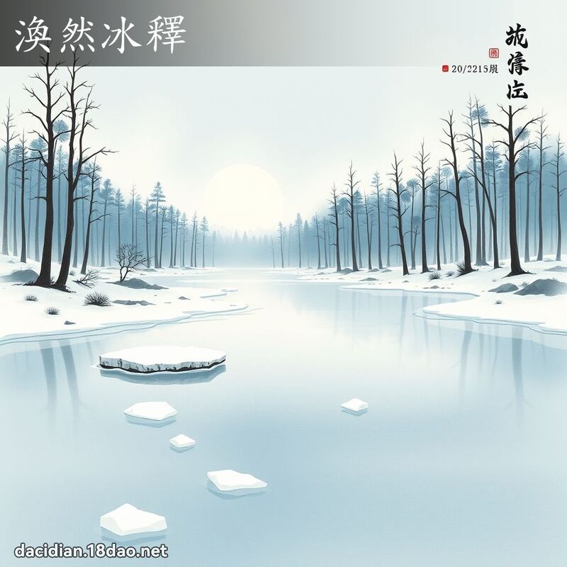 渙然冰釋 配图