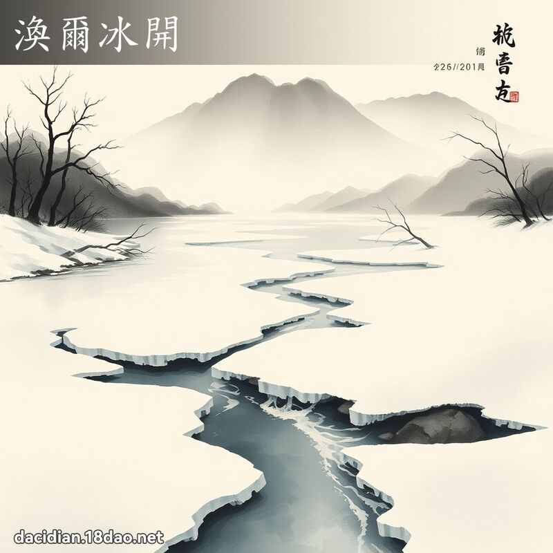 渙爾冰開 配图