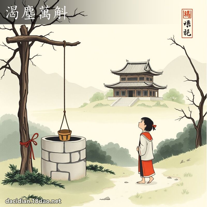 渴塵萬斛 配图