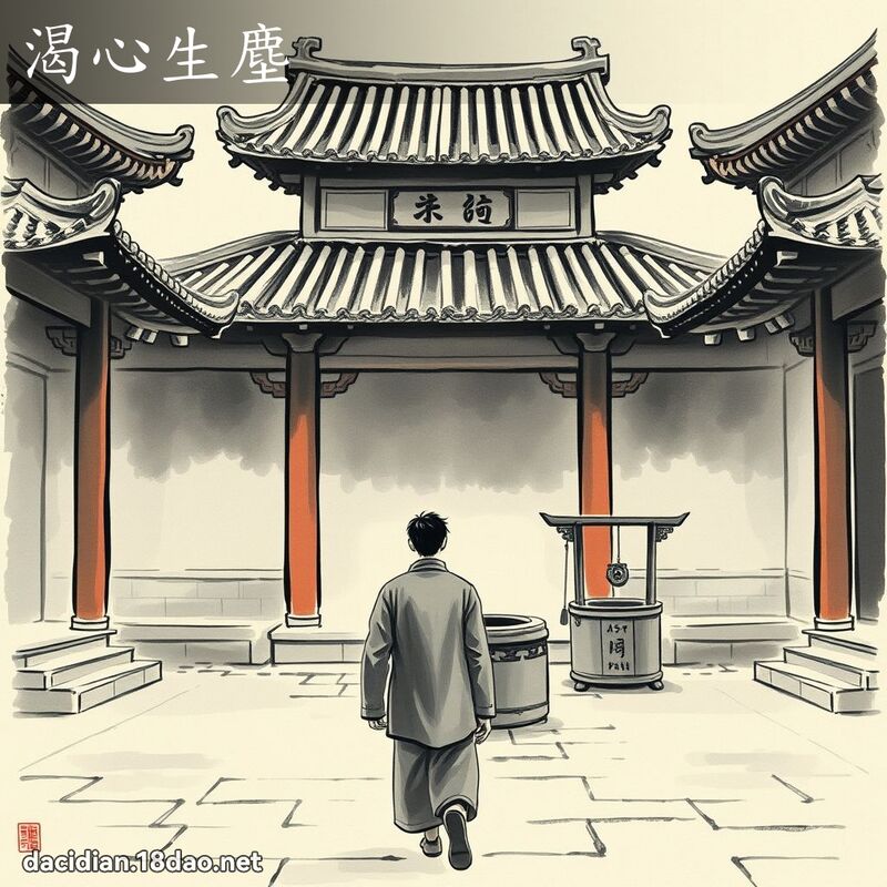 渴心生塵 配图