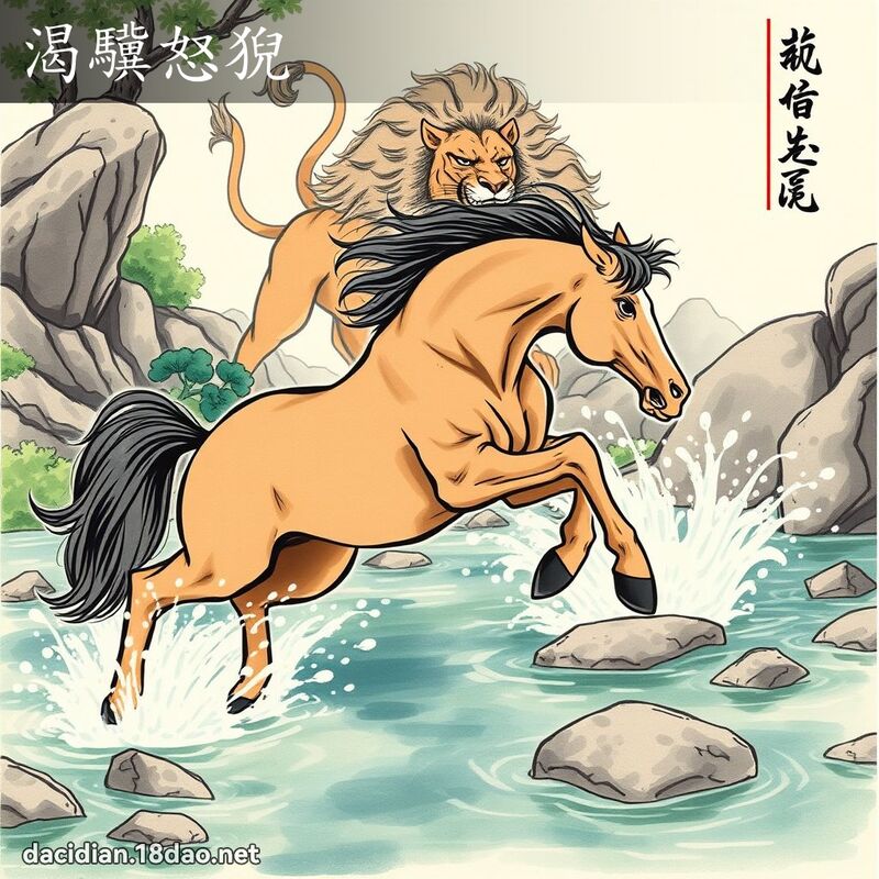渴驥怒猊 配图