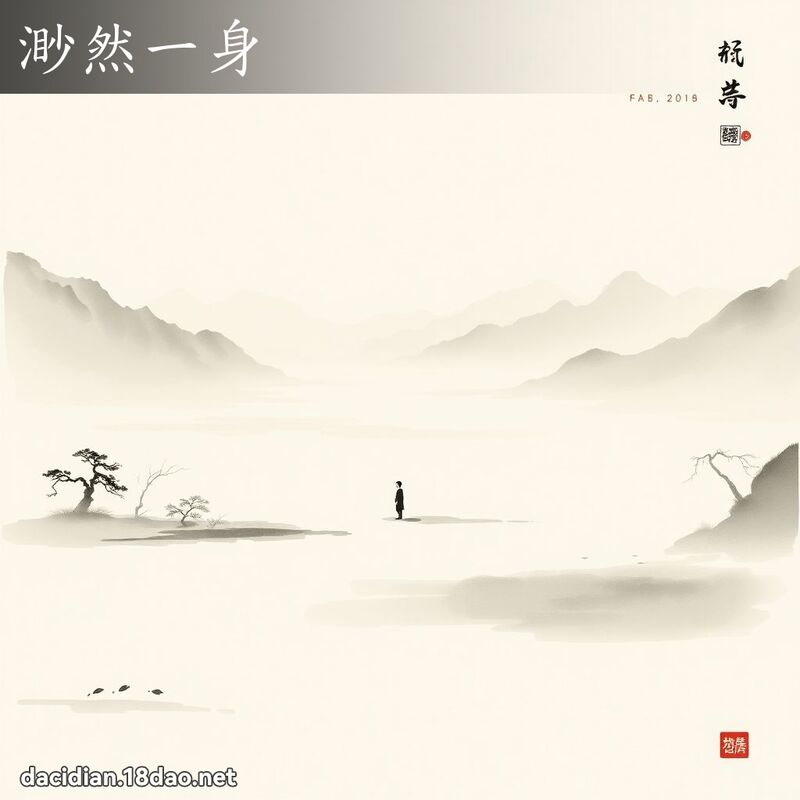 渺然一身 配图