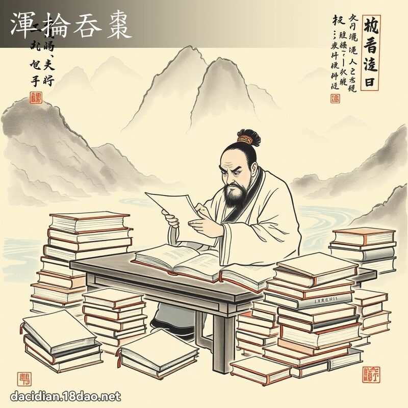 渾掄吞棗 配图