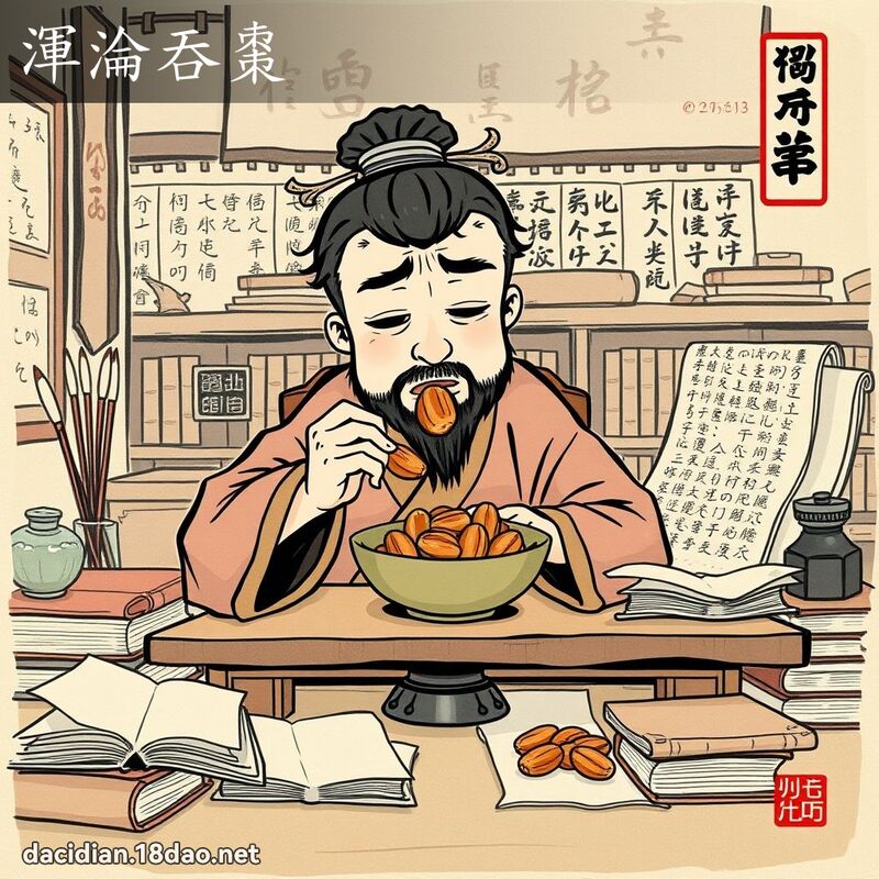 渾淪吞棗 配图