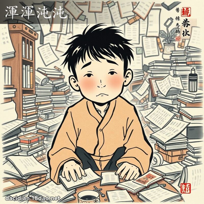 渾渾沌沌 配图
