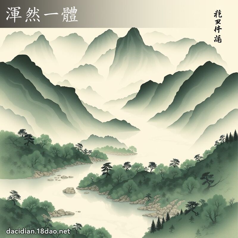 渾然一體 配图