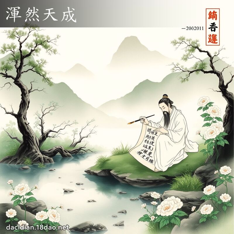 渾然天成 配图