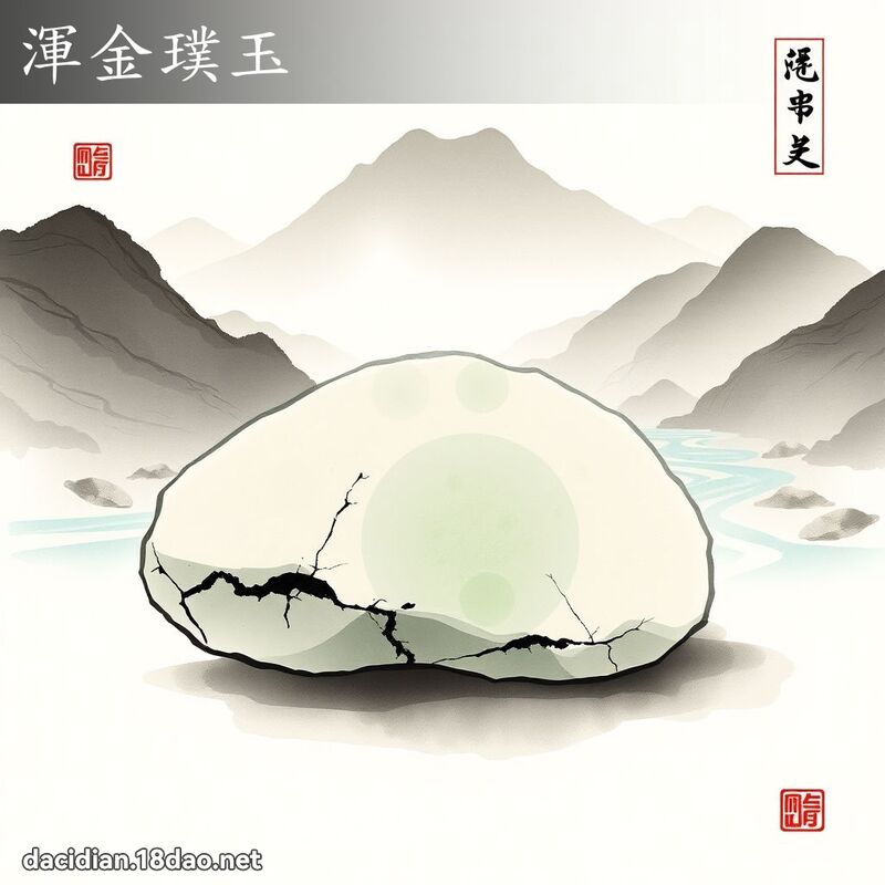 渾金璞玉 配图