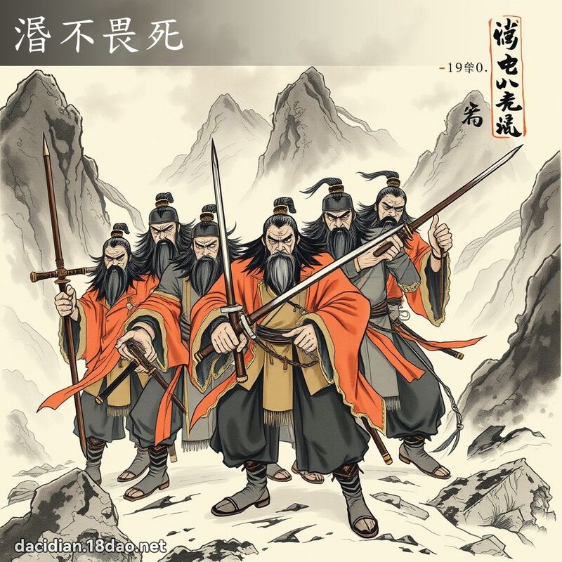 湣不畏死 配图
