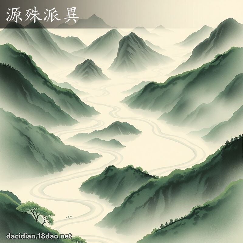 源殊派異 配图
