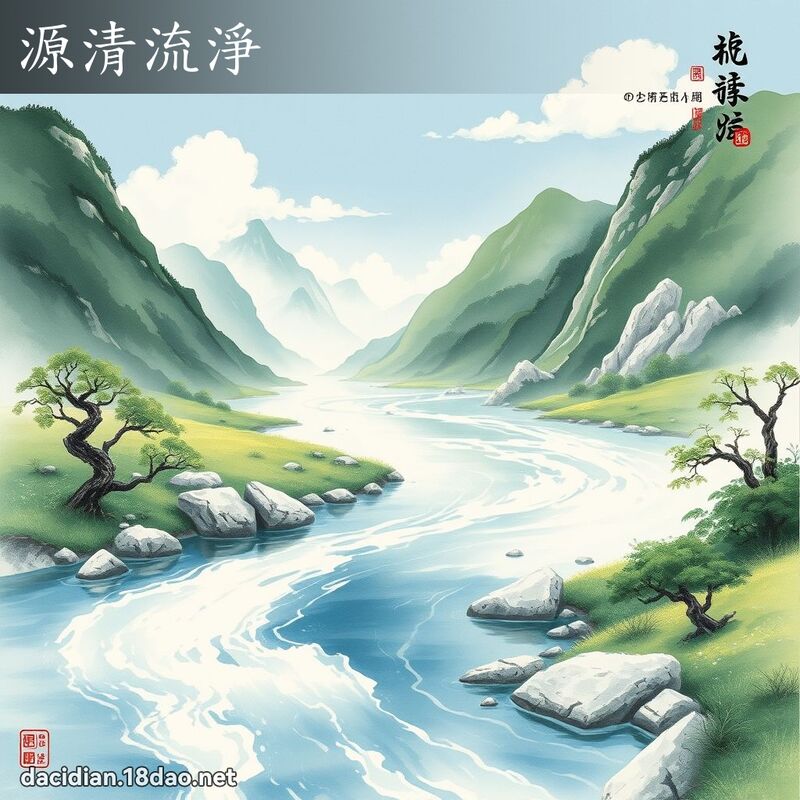 源清流淨 配图