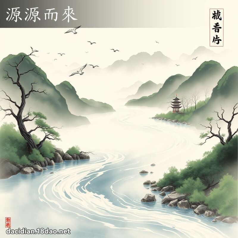 源源而來 配图
