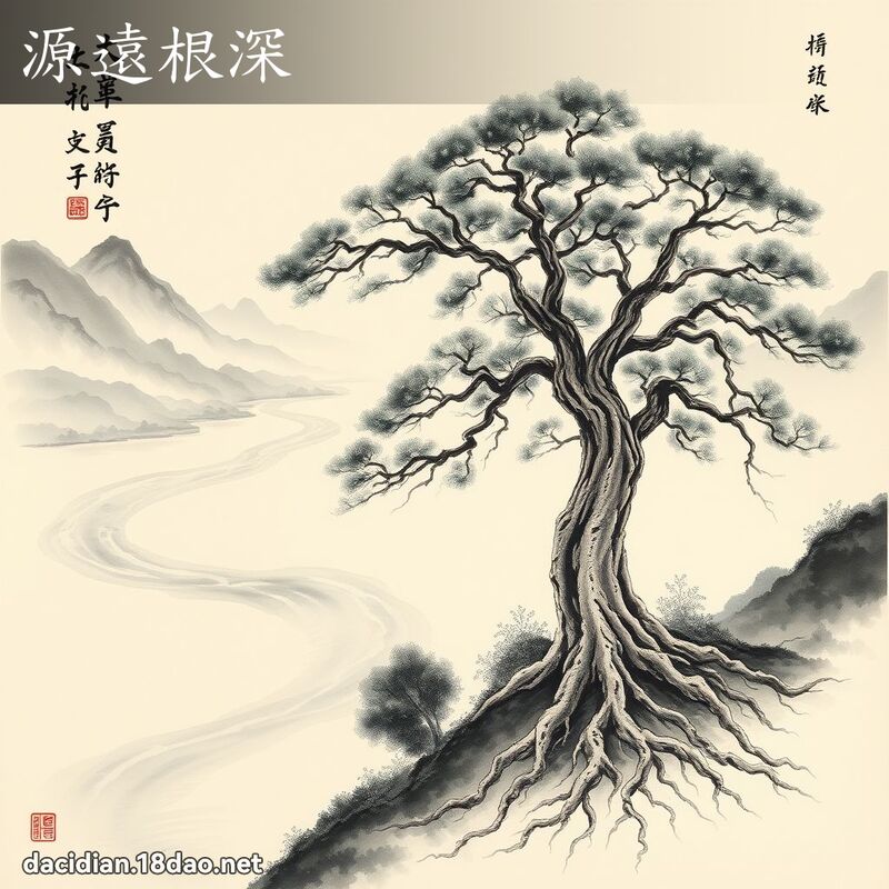 源遠根深 配图