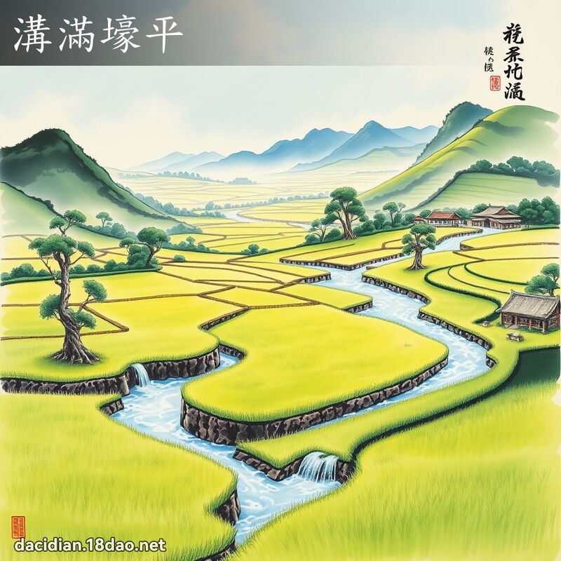 沟满壕平 配图