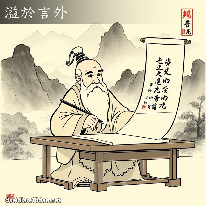 溢於言外 配图