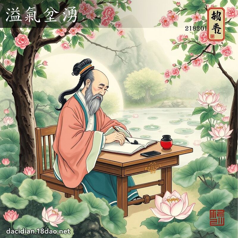 溢气坌涌 配图