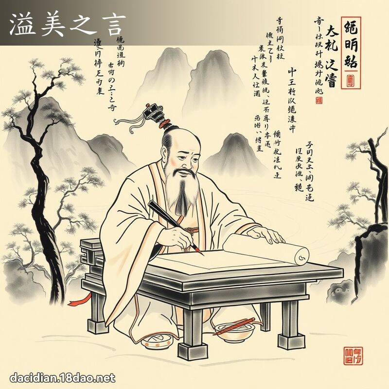 溢美之言 配图
