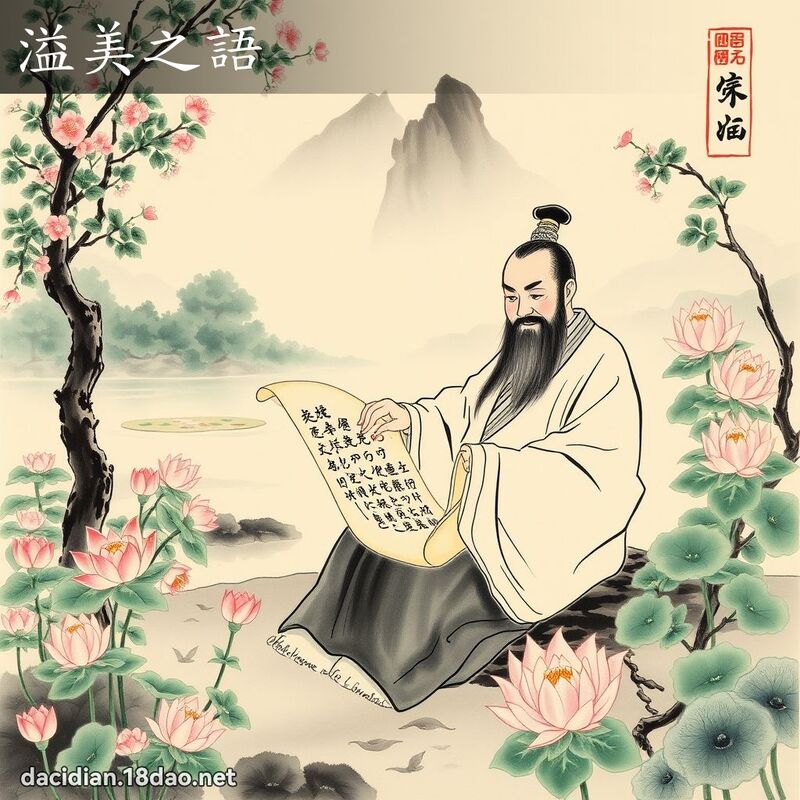 溢美之语 配图