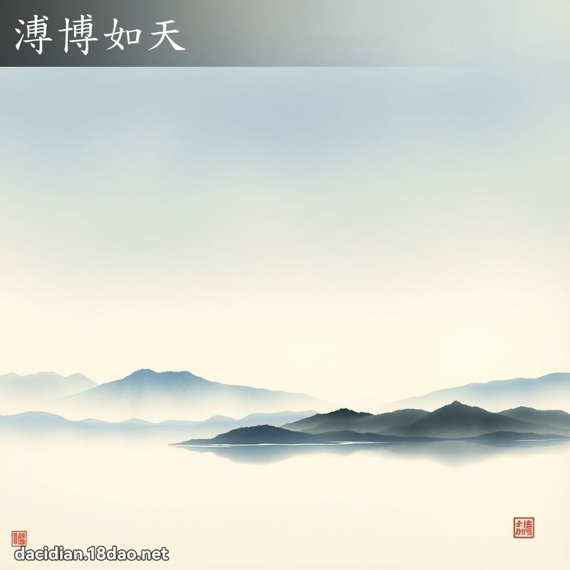 溥博如天 配图