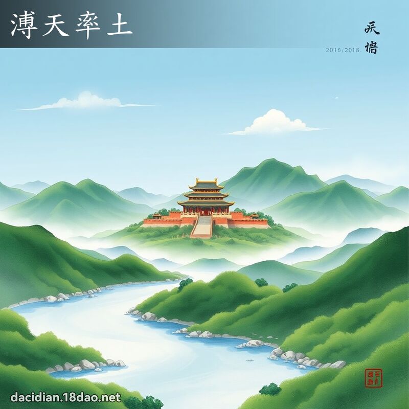 溥天率土 配图