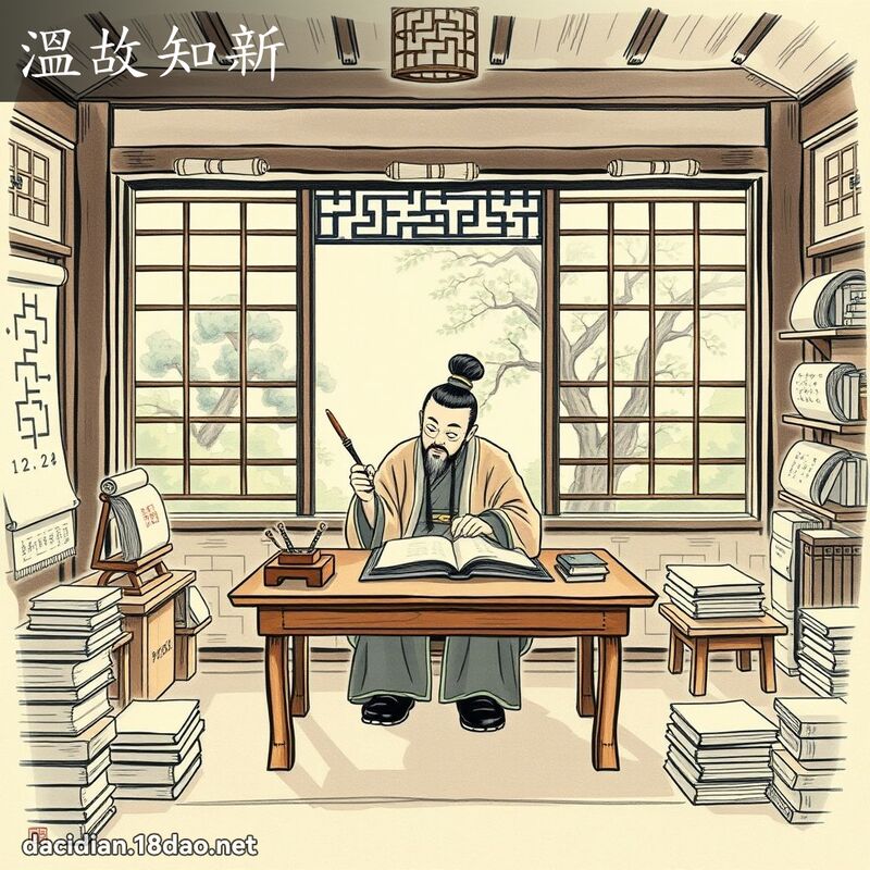 温故知新 配图