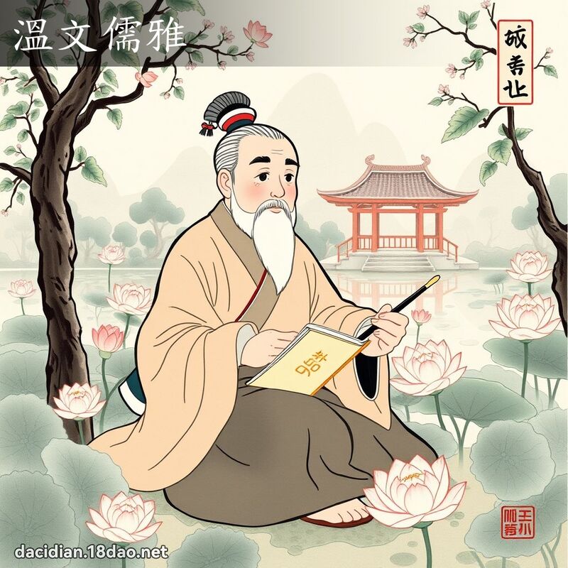 温文儒雅 配图
