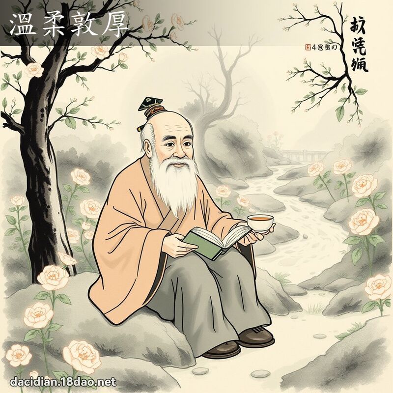 温柔敦厚 配图