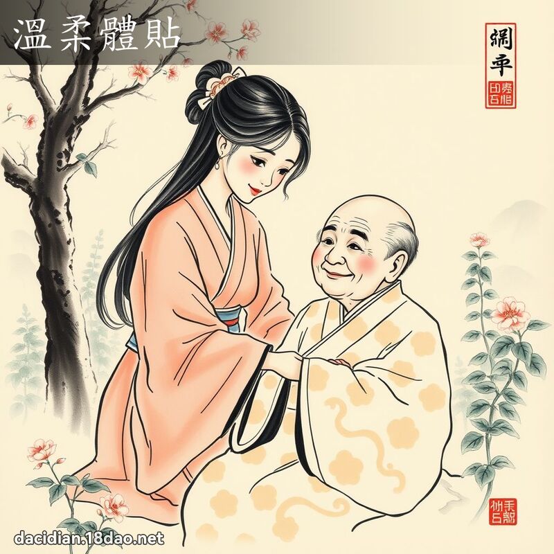 温柔体贴 配图