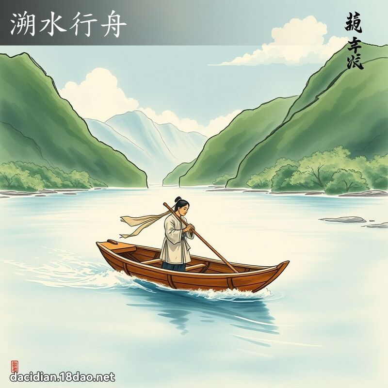 溯水行舟 配图