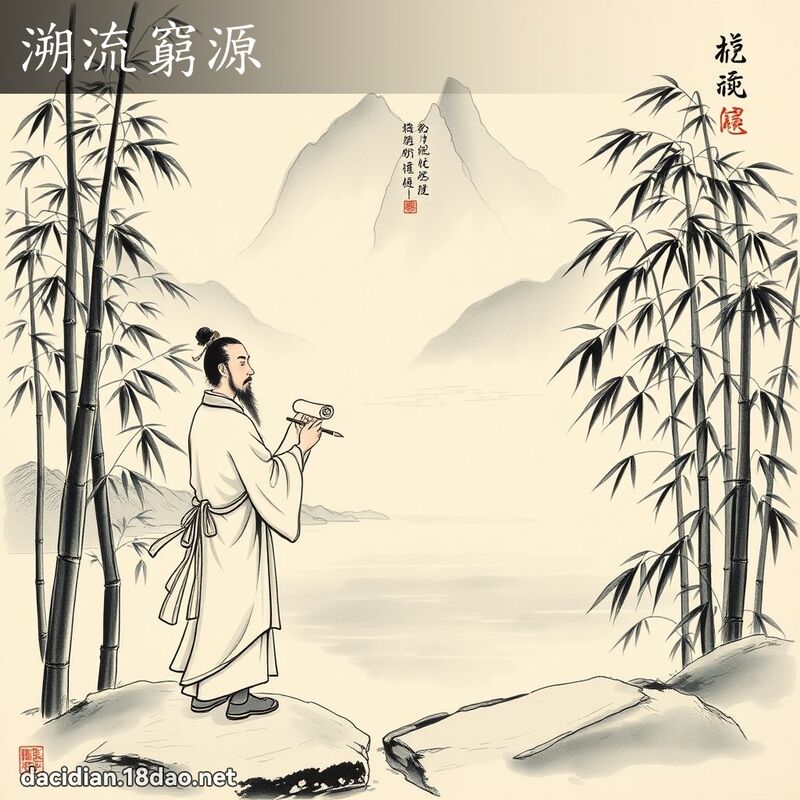 溯流穷源 配图