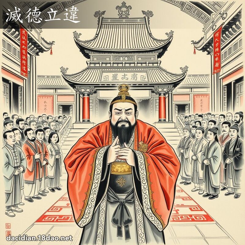 灭德立违 配图