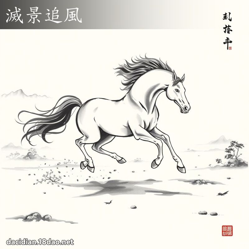 灭景追风 配图