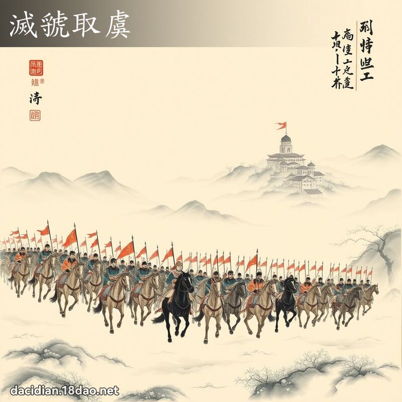 灭虢取虞 配图