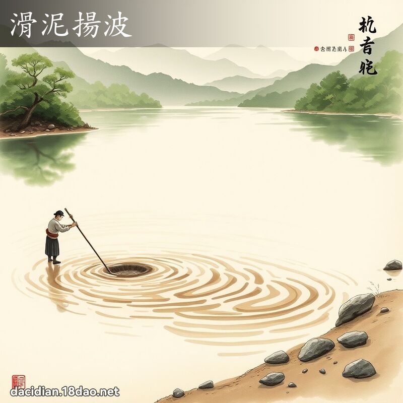 滑泥扬波 配图